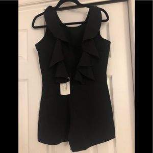 New Boohoo Black Romper